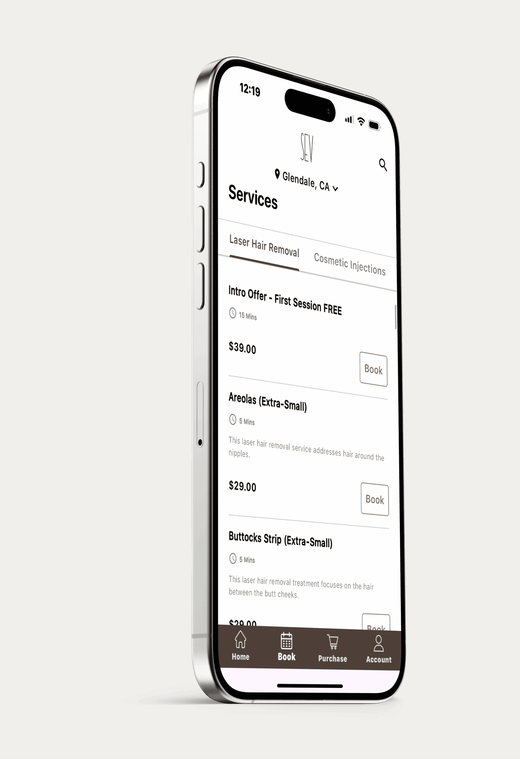SEV Laser iPhone Preview